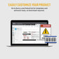 Avery&reg; UltraDuty&trade; GHS Chemical Labels 4-3/4" x 7-3/4" , Permanent Adhesive, for Laser Printers - 60502