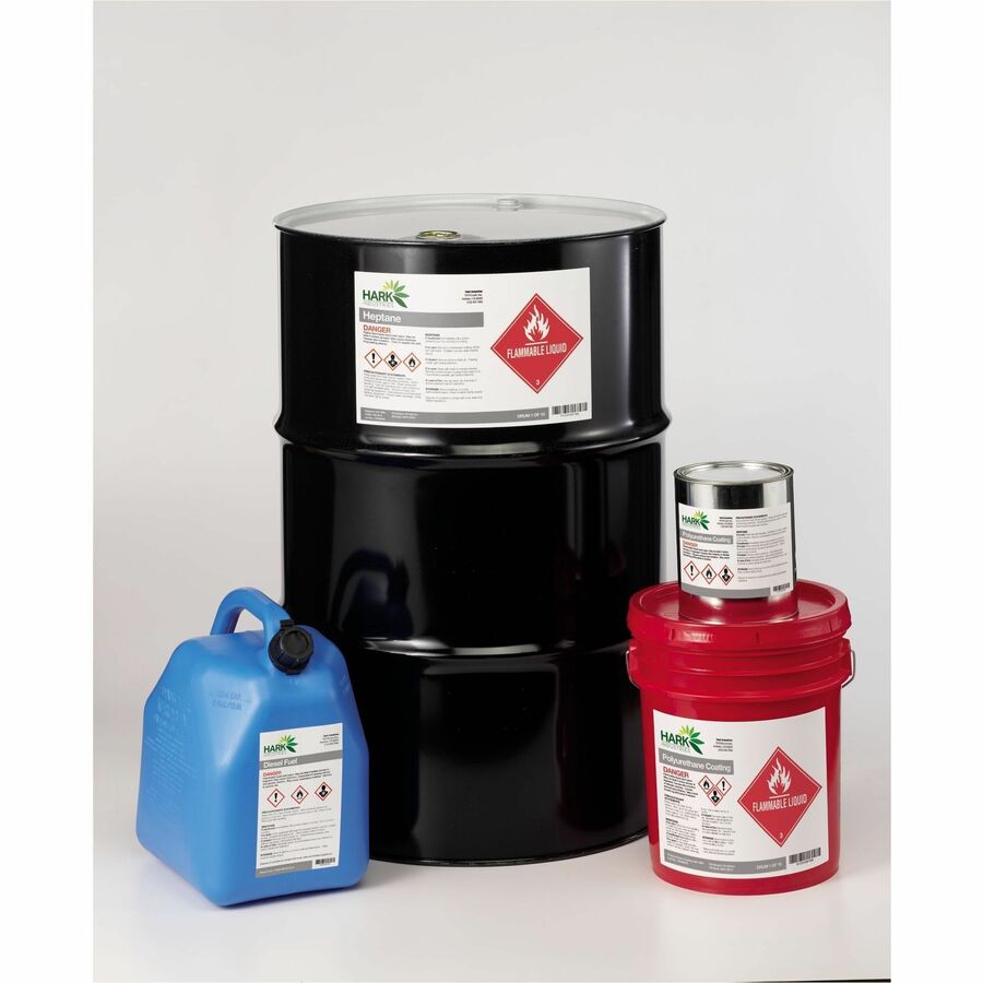 UltraDuty™ GHS Chemical Labels 4" x 4" , Permanent Adhesive, for Laser Printers - 60504