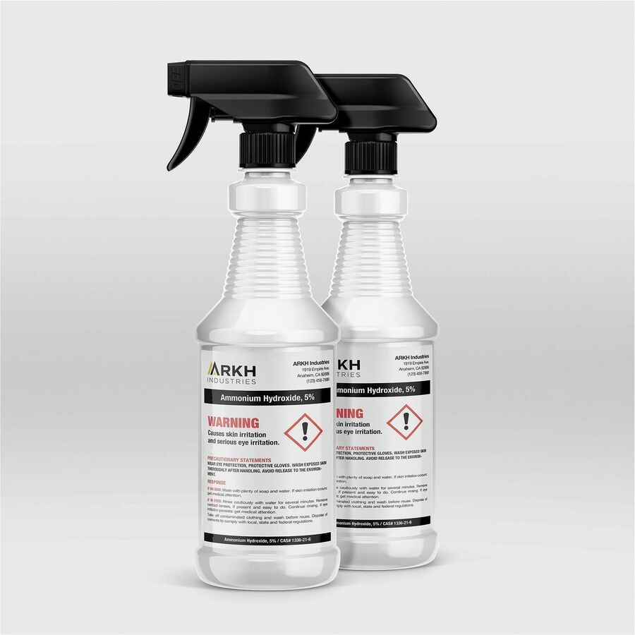 UltraDuty™ GHS Chemical Labels 4" x 4" , Permanent Adhesive, for Laser Printers - 60504
