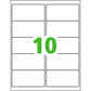 Avery&reg; UltraDuty™ GHS Chemical Labels 2" x 4" , for Laser Printers - 60505