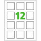 Avery&reg; UltraDuty™ GHS Chemical Labels 2" x 2" , Permanent Adhesive, for Laser Printers - 60506