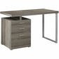 Monarch Specialties Computer Desk - 48"L / Dark Taupe Left OR Right Facing