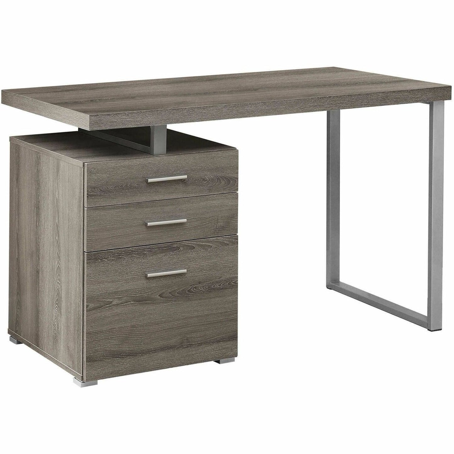 Monarch Specialties Computer Desk - 48"L / Dark Taupe Left OR Right Facing