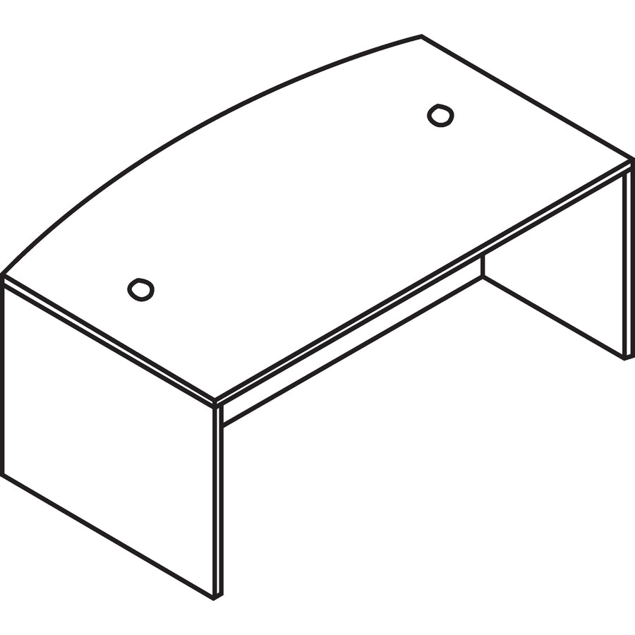 HON Bow Front Desk Shell, 72"W - BL2111ESES