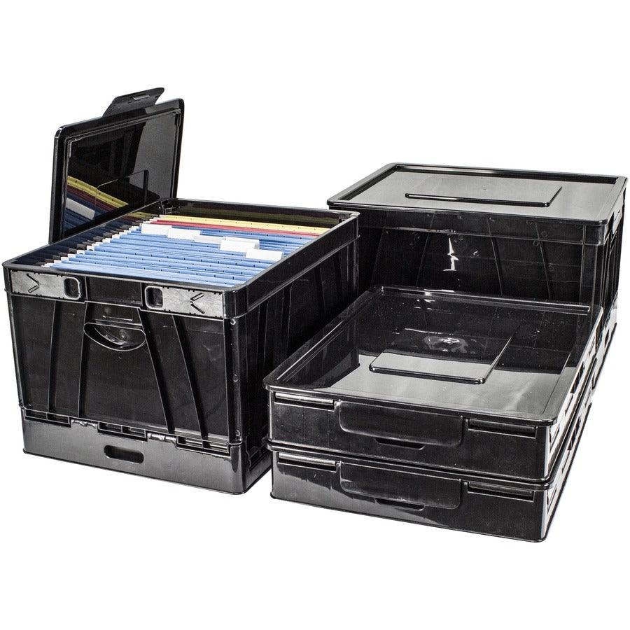 Storex Collapsible Storage Crate - 61809U04C