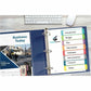 Avery Ready Index&reg; Customizable Table of Contents Dividers 8 Tabs, for Laser and Inkjet Printers - 11841