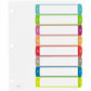 Avery Ready Index&reg; Customizable Table of Contents Dividers 8 Tabs, for Laser and Inkjet Printers - 11841