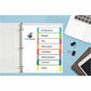 Avery Ready Index&reg; Customizable Table of Contents Dividers 8 Tabs, for Laser and Inkjet Printers - 11841