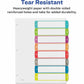 Avery&reg; Ready Index&reg; Customizable Table of Contents Dividersfor Laser and Inkjet Printers, 8 tabs, 1 set - 11841