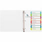 Avery Ready Index&reg; Customizable Table of Contents Dividers 8 Tabs, for Laser and Inkjet Printers - 11841