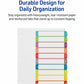Avery&reg; Ready Index&reg; Customizable Table of Contents Dividersfor Laser and Inkjet Printers, 10 tabs, 1 set - 11842