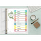 Avery Ready Index&reg; Customizable Table of Contents Dividers 10 Tabs, for Laser and Inkjet Printers - 11842