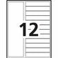 Avery Ready Index&reg; Customizable Table of Contents Dividers 12 Tabs, for Laser and Inkjet Printers - 11843