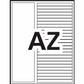 Avery Ready Index&reg; Customizable Table of Contents Dividers 12 Tabs, for Laser and Inkjet Printers - 11844