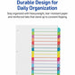 Avery&reg; Ready Index&reg; Customizable Table of Contents Dividersfor Laser and Inkjet Printers, 15 tabs, 1 set - 11845