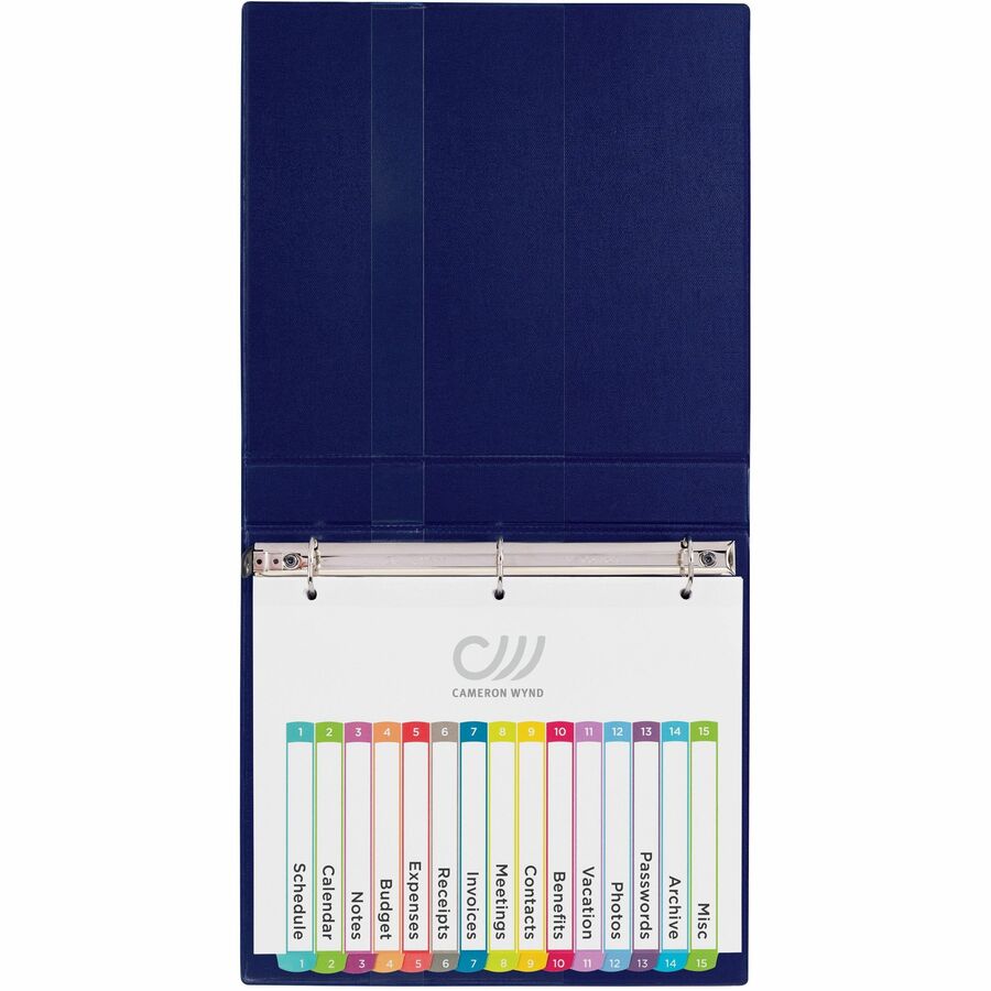 Avery&reg; Ready Index&reg; Customizable Table of Contents Dividersfor Laser and Inkjet Printers, 15 tabs, 1 set - 11845