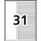 Avery Ready Index&reg; Customizable Table of Contents Dividers Tabs 1 - 31, for Laser and Inkjet Printers - 11846