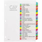 Avery Ready Index&reg; Customizable Table of Contents Dividers Tabs 1 - 31, for Laser and Inkjet Printers - 11846