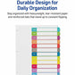 Avery&reg; Ready Index&reg; Customizable Table of Contents Dividersfor Laser and Inkjet Printers, Jan-Dec tabs, 1 set - 11847