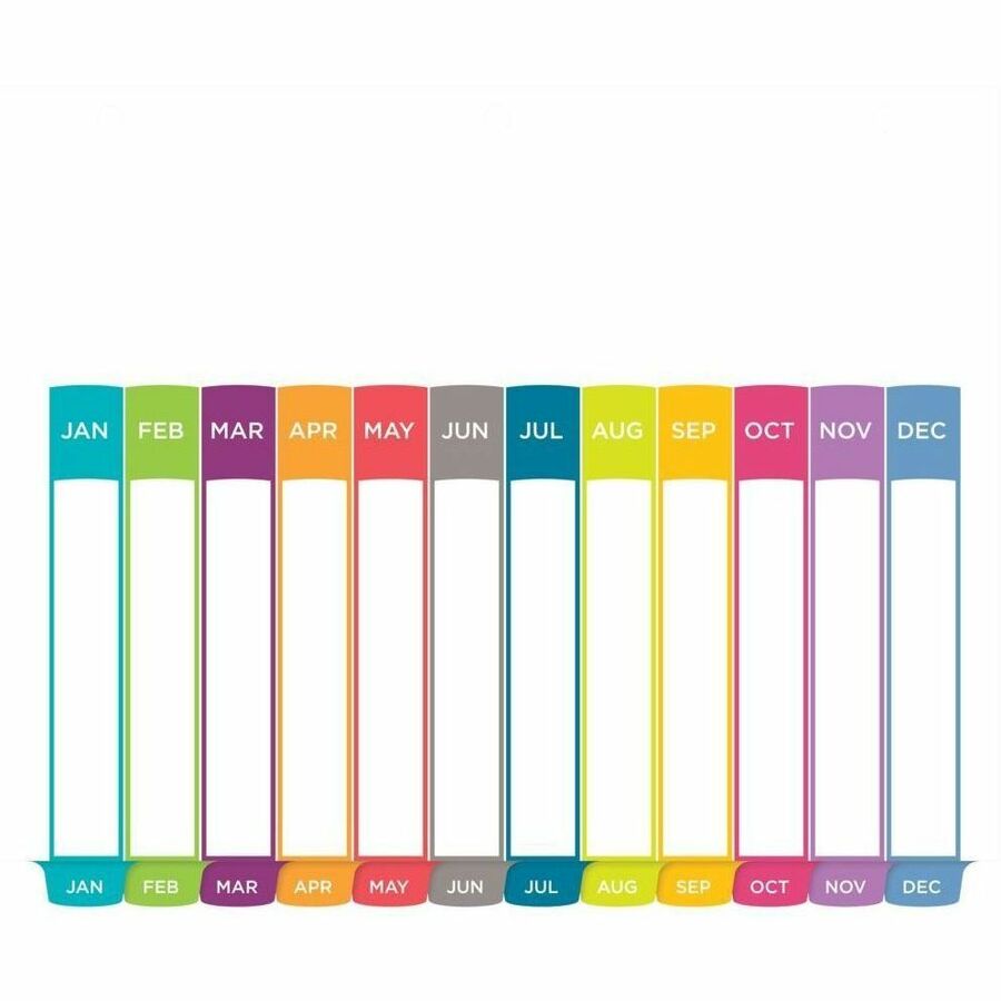 Avery Ready Index&reg; Customizable Table of Contents Dividers Tabs Jan - Dec, for Laser and Inkjet Printers - 11847