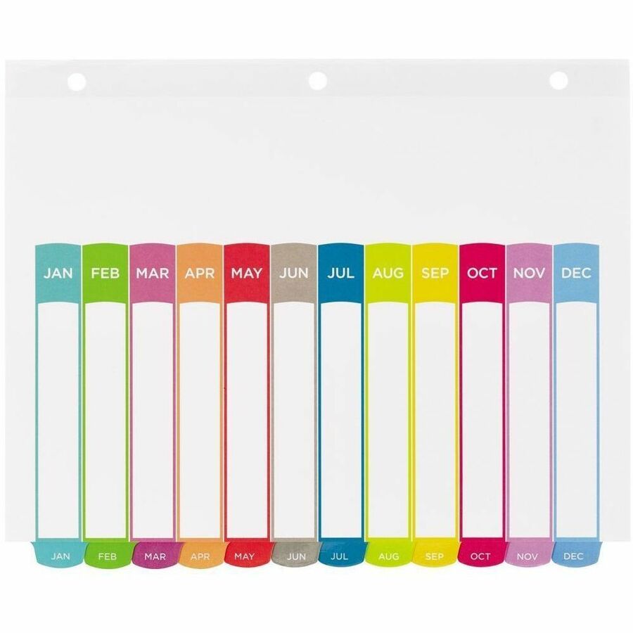 Avery Ready Index&reg; Customizable Table of Contents Dividers Tabs Jan - Dec, for Laser and Inkjet Printers - 11847