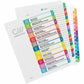 Avery Ready Index&reg; Customizable Table of Contents Dividers Tabs Jan - Dec, for Laser and Inkjet Printers - 11847