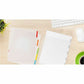 Avery Clear Easy View Durable Plastic Dividers 5 tabs - 16740