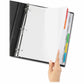 Avery&reg; Clear Easy View Durable Plastic Dividers5 tabs, 1 set - 16740