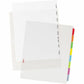 Avery Clear Easy View Durable Plastic Dividers 8 tabs - 16741