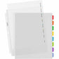 Avery Clear Easy View Durable Plastic Dividers 8 tabs - 16741