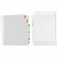 Avery Clear Easy View Durable Plastic Dividers 8 tabs - 16741