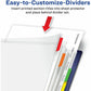 Avery&reg; Clear Easy View Durable Plastic Dividers 8 tabs, 1 set - 16741