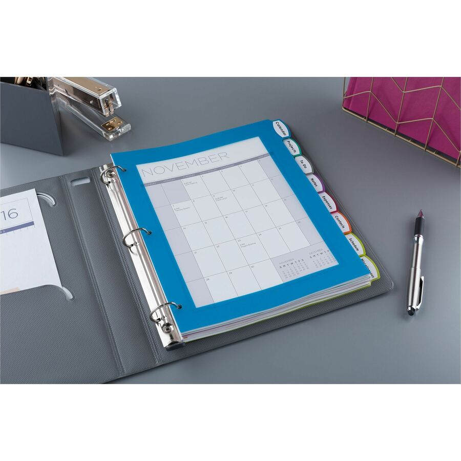 Avery&reg; Big Tab&trade; UltraLast&trade; Plastic Dividers for Laser and Inkjet Printers, 8 tabs - 24901