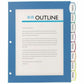 Avery Big Tab™ UltraLast™ Plastic Dividers for Laser and Inkjet Printers, 8 tabs - 24901