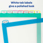 Avery&reg; Big Tab™ UltraLast™ Plastic Dividers for Laser and Inkjet Printers, 8 tabs - 24901