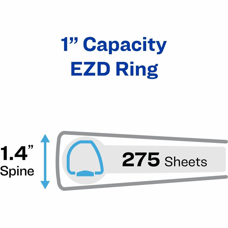 Avery&reg; Heavy-Duty View Binders - Locking One Touch EZD Rings - 79770
