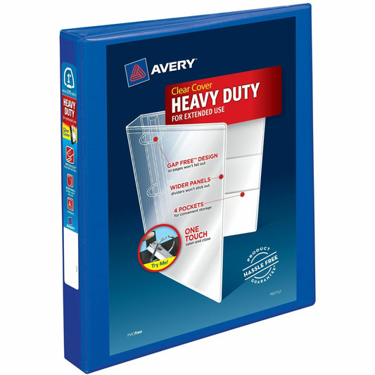 Avery&reg; Heavy-Duty View Binders - Locking One Touch EZD Rings