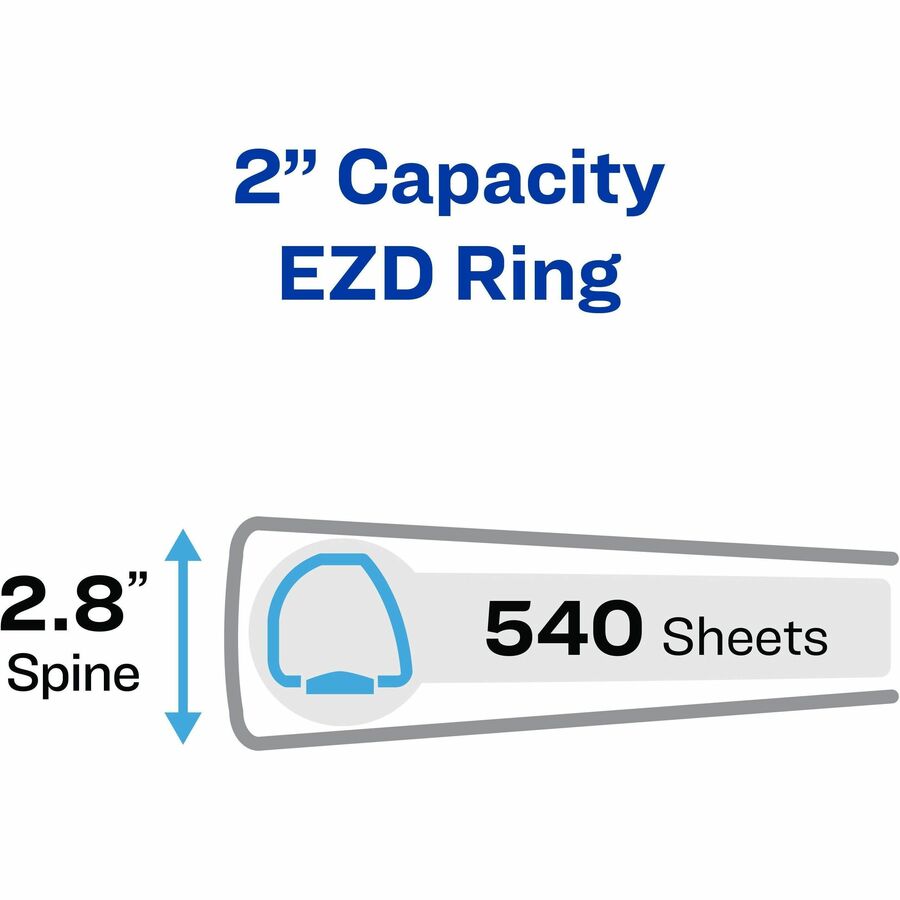 Avery&reg; Heavy-Duty View Binders - Locking One Touch EZD Rings - 79777