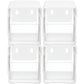 Deflecto Tilt Bin Interlocking Storage Organizer - 421103