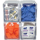 Deflecto Tilt Bin Interlocking Storage Organizer - 421103