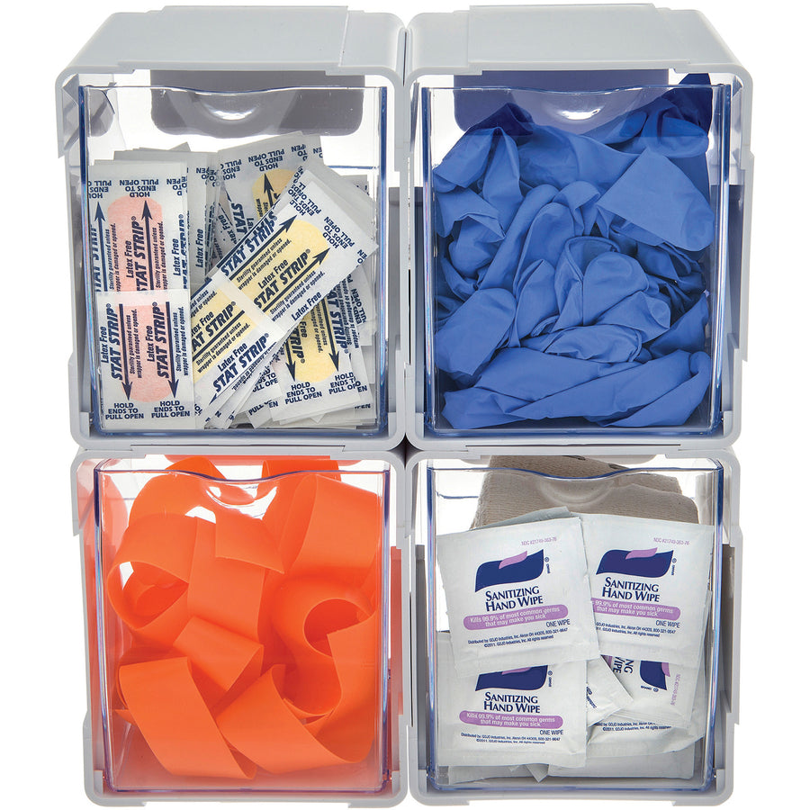 Deflecto Tilt Bin Interlocking Storage Organizer - 421103