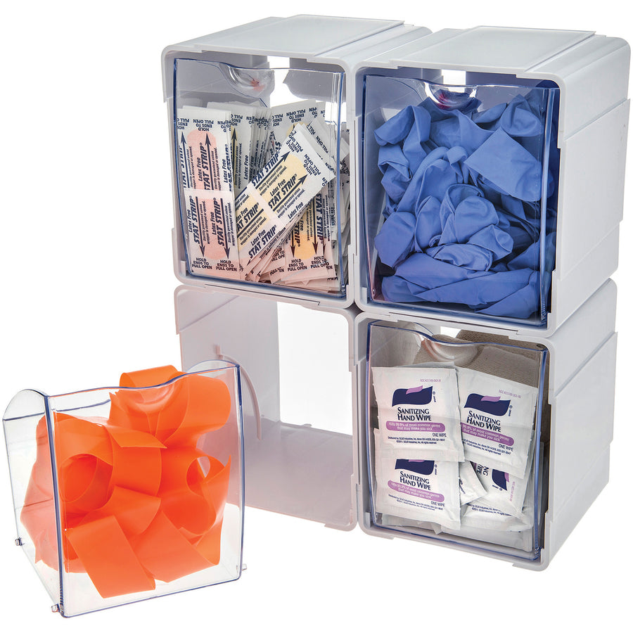 Deflecto Tilt Bin Interlocking Storage Organizer - 421103