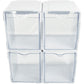 Deflecto Tilt Bin Interlocking Storage Organizer - 421103