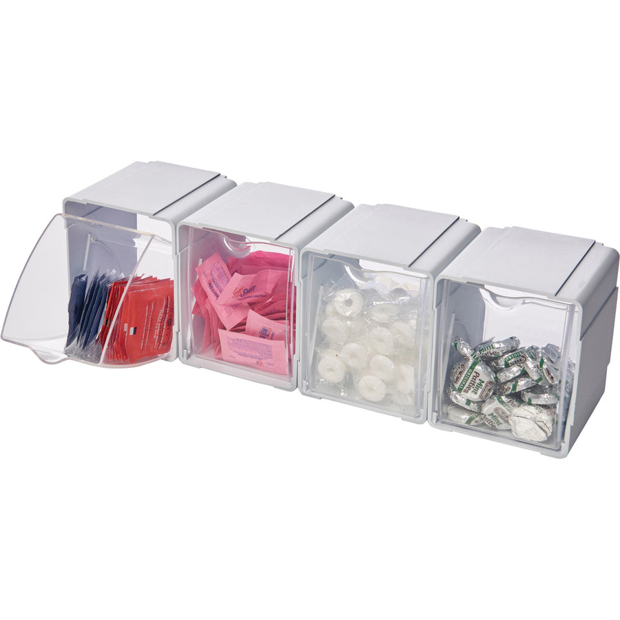 Deflecto Tilt Bin Interlocking Storage Organizer - 421103