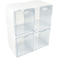 Deflecto Tilt Bin Interlocking Storage Organizer - 421103