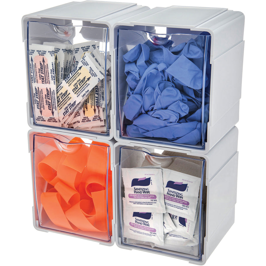 Deflecto Tilt Bin Interlocking Storage Organizer - 421103