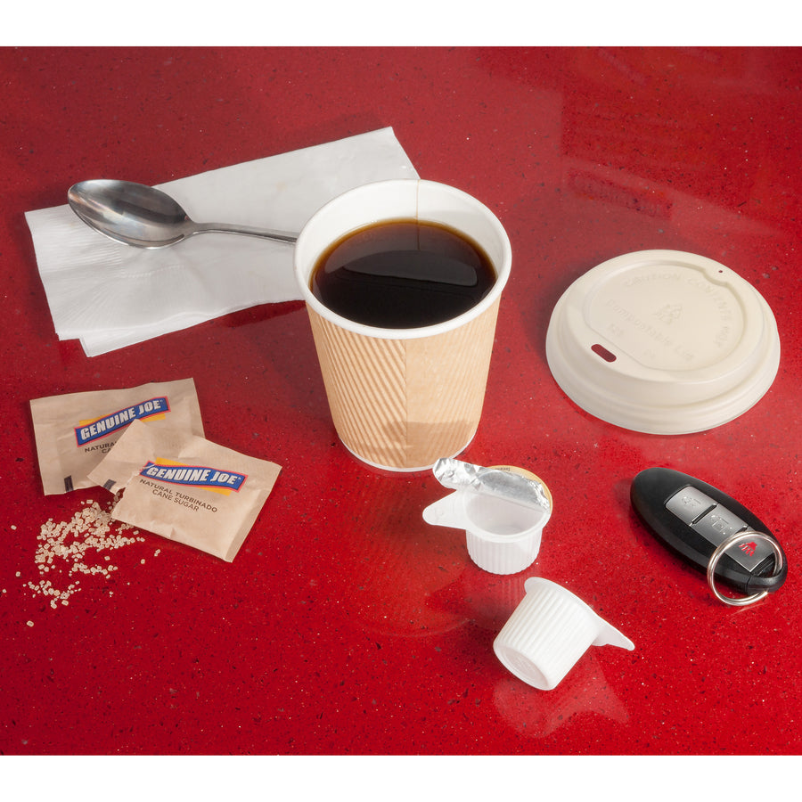 Genuine Joe Vented Hot Cup Lid - 10212