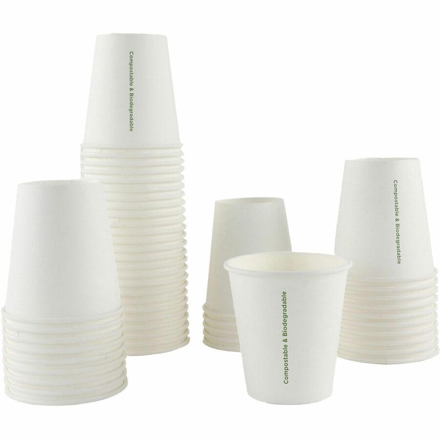 Genuine Joe 10 oz Eco-friendly Paper Cups - 10214