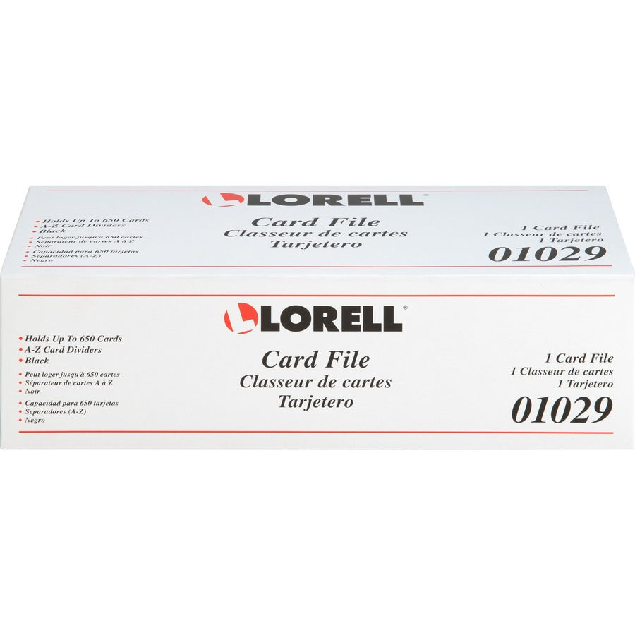 Lorell Desktop Business Card File - 01029