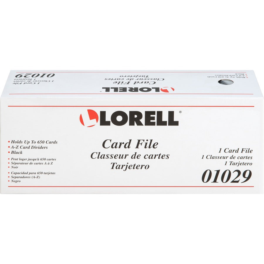 Lorell Desktop Business Card File - 01029